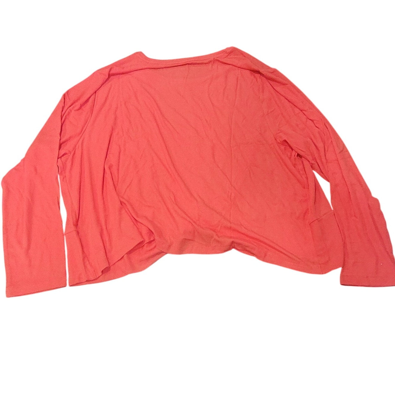 All in Motion Twist‑Front Long Sleeve Top – Red – Women’s 3X