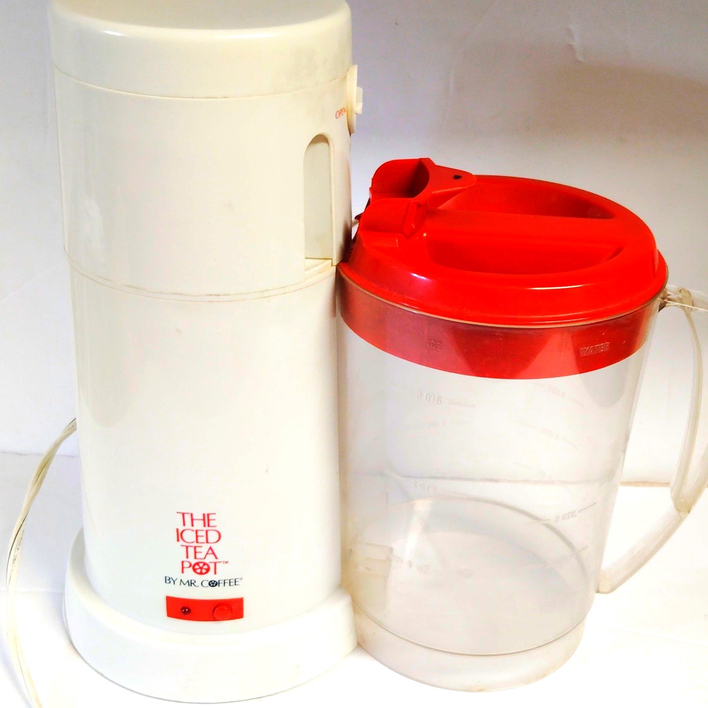 VTG Mr. Coffee TM3 Iced Tea Pot Maker 1990s With Original Pitcher & Parts