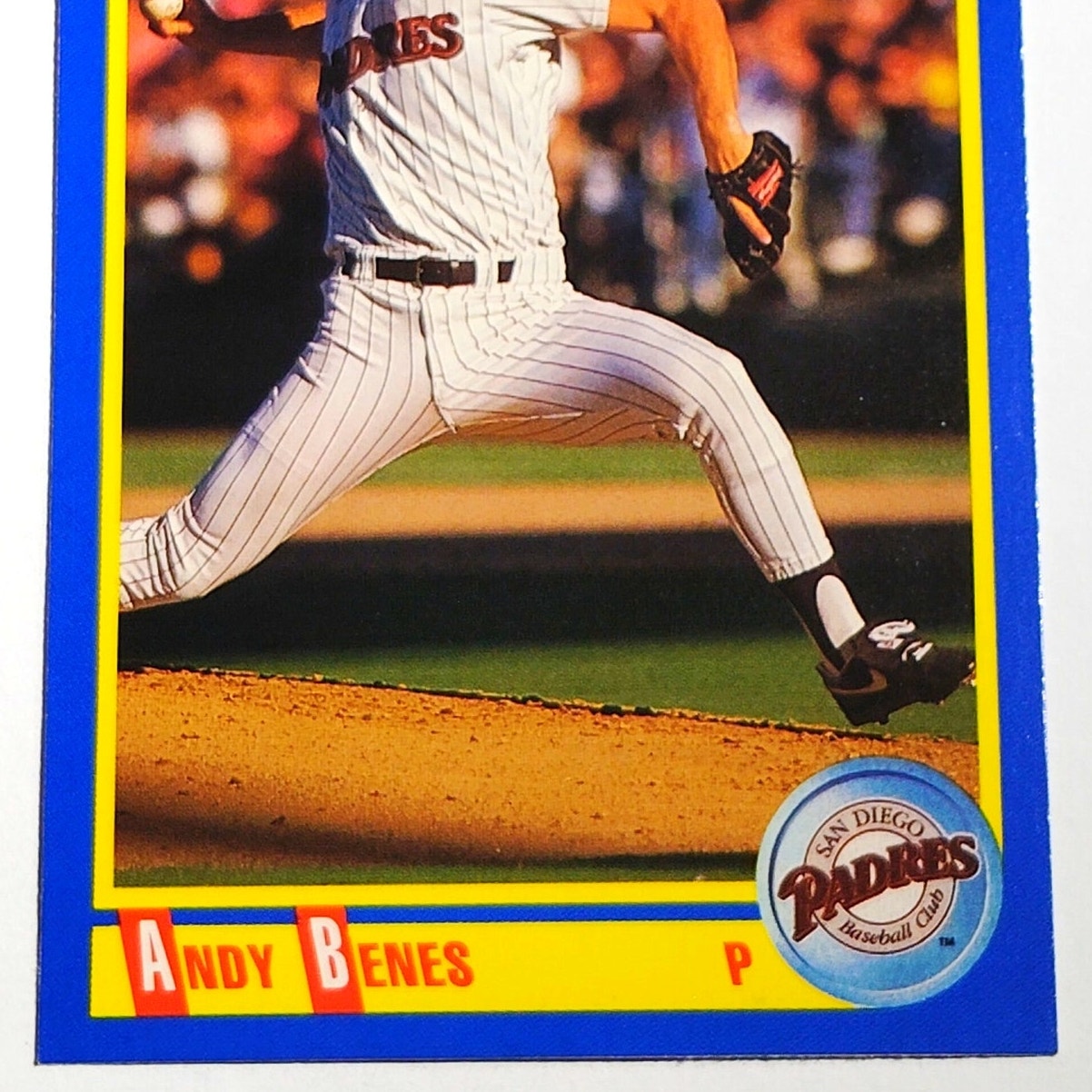 1990 Score Andy Benes #578 San Diego Padres Pitcher MLB Baseball EX