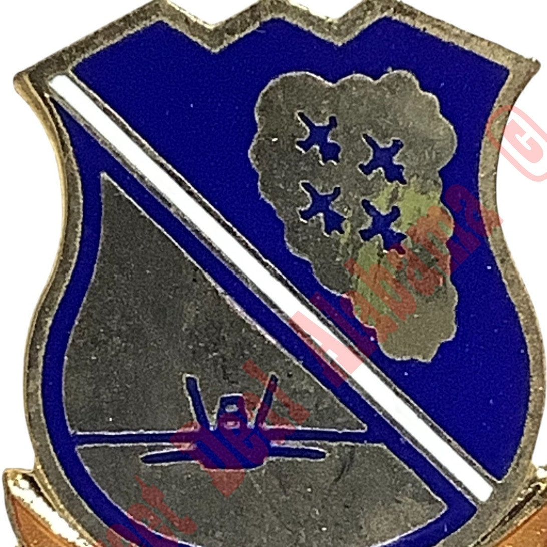 Navy Blue Angels Crest Hat, Lapel or Tie Pin, 1-1/8"H x 15/16"W