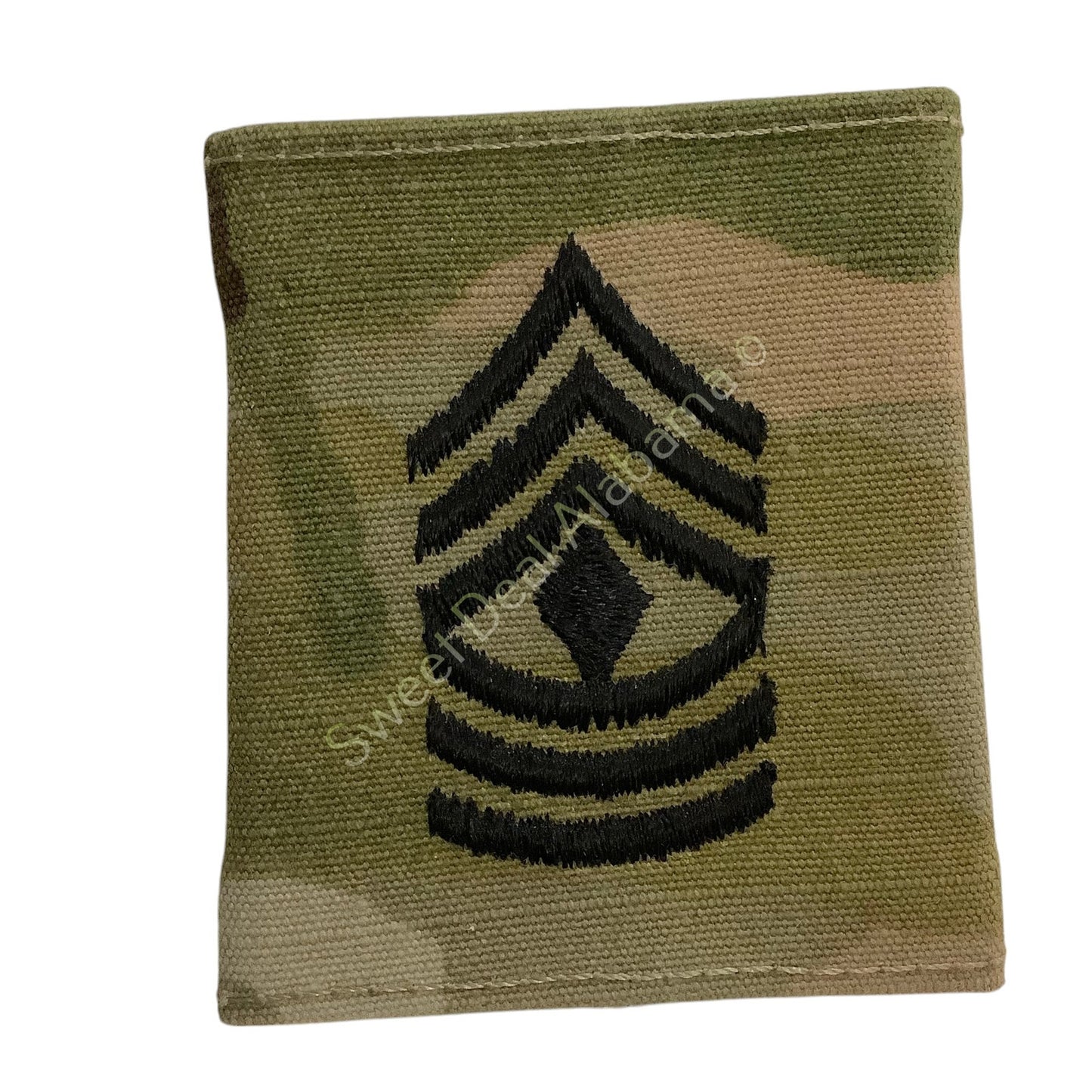 Army 1st Sergeant E-8 OCP Rank Slip-On Insignia, Multi-Camo, 2 x 1.75