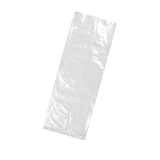 Gusseted Poly Bags 10"x4"x24" – 2 MIL LDPE, 200 Count, Clear Packaging Bags
