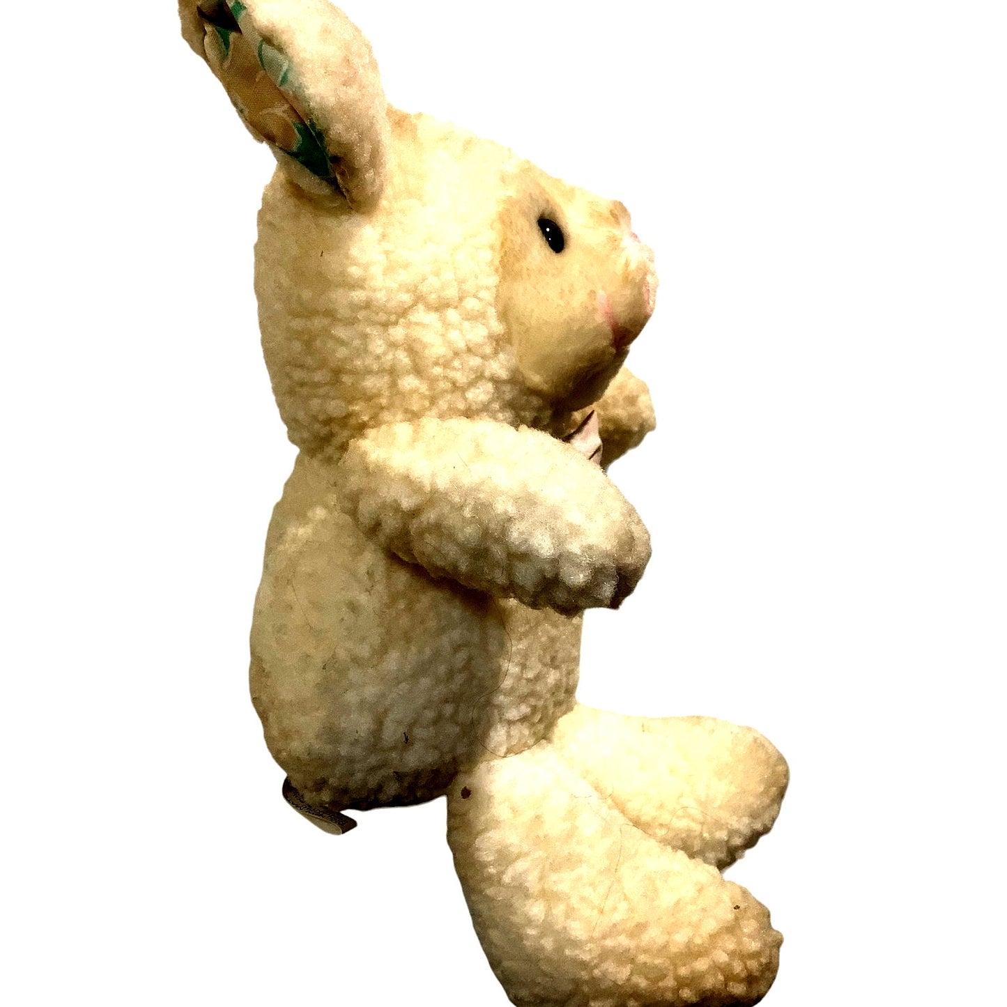 Carlmax Company LTD.,12" Sherpa Plush Lamb. Floral Ears, Feet & Bow Tie, 1980's