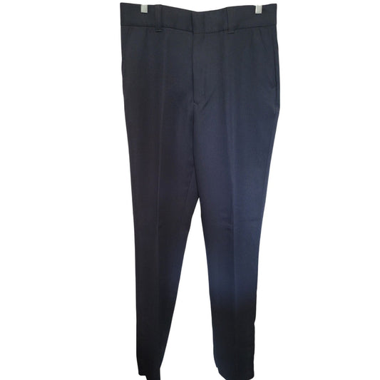 Men’s Service Trousers - Size 34R - Navy Blue - Classic Fit - Polyester - EUC