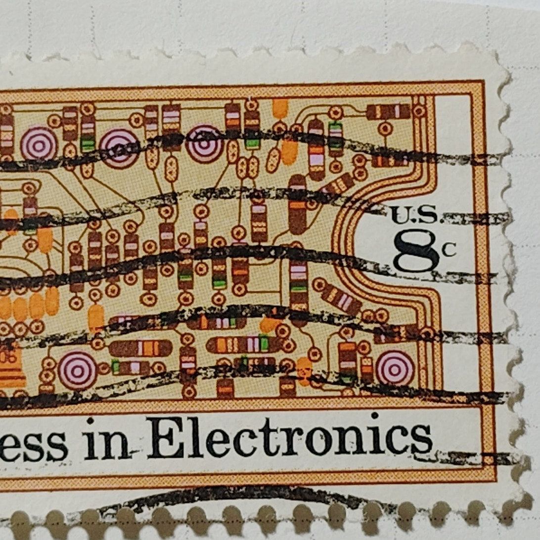 1973 US 8c Progress in Electronics Transistor Stamp #1501 Used Cancelled