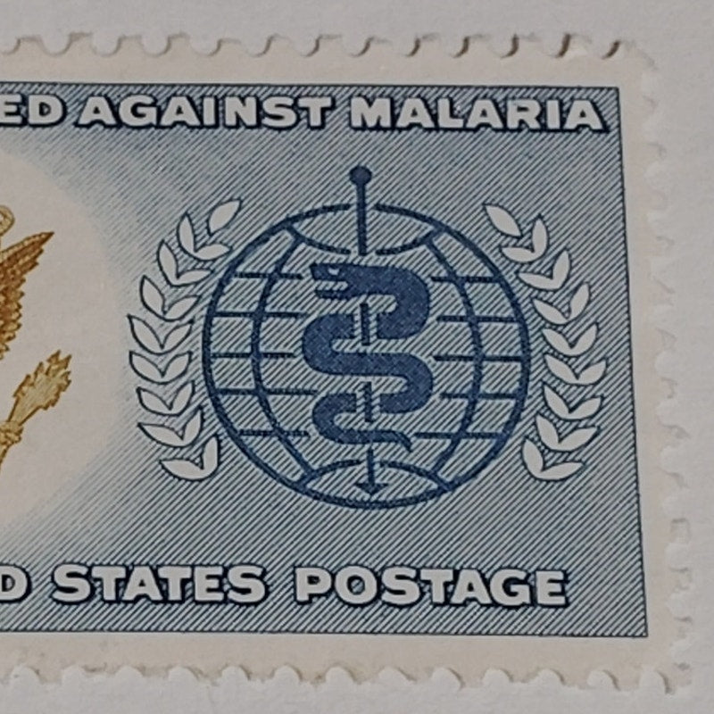 1962 Scott #1194 – 4¢ World United Against Malaria / WHO Campaign – Canceled