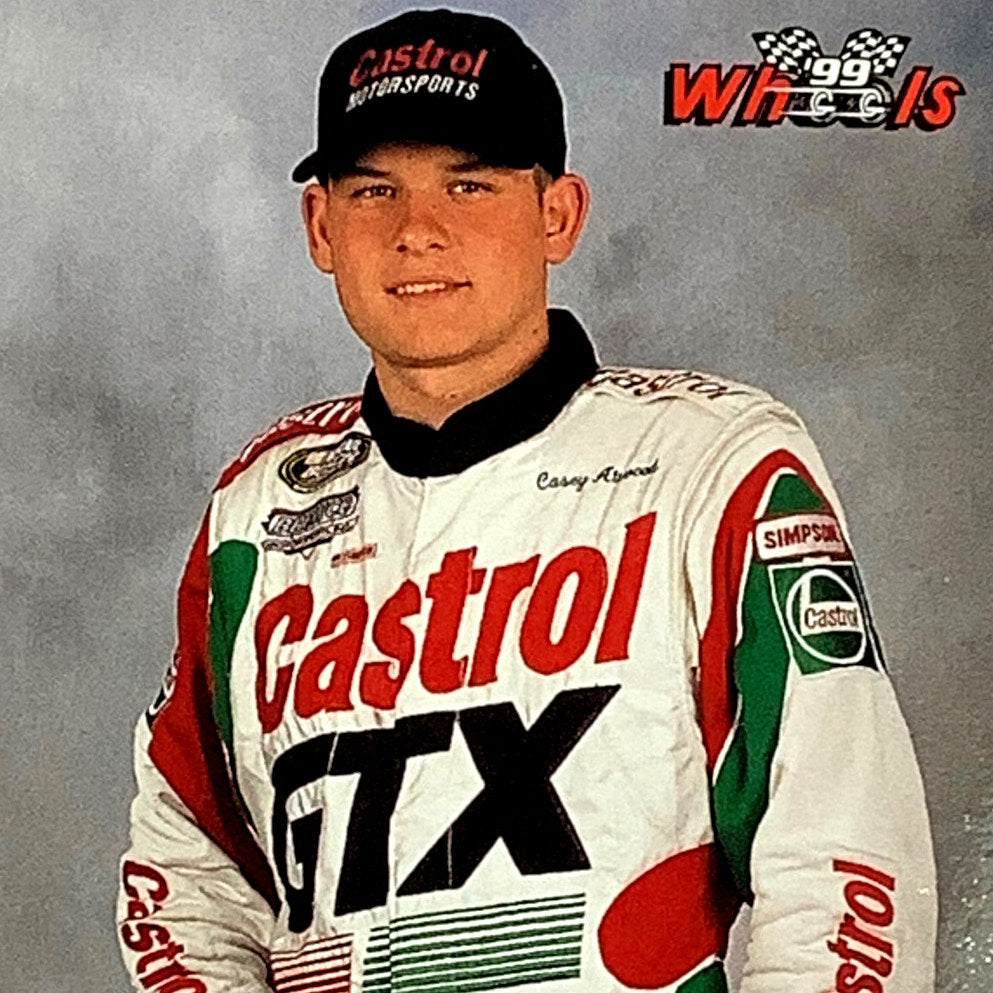 Casey Atwood, Sponsor: Castrol GTX, Card 37 1999 Wheels NASCAR Winston Cup, NM+