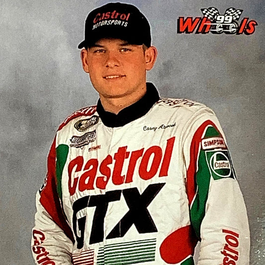 Casey Atwood, Sponsor: Castrol GTX, Card 37 1999 Wheels NASCAR Winston Cup, NM+