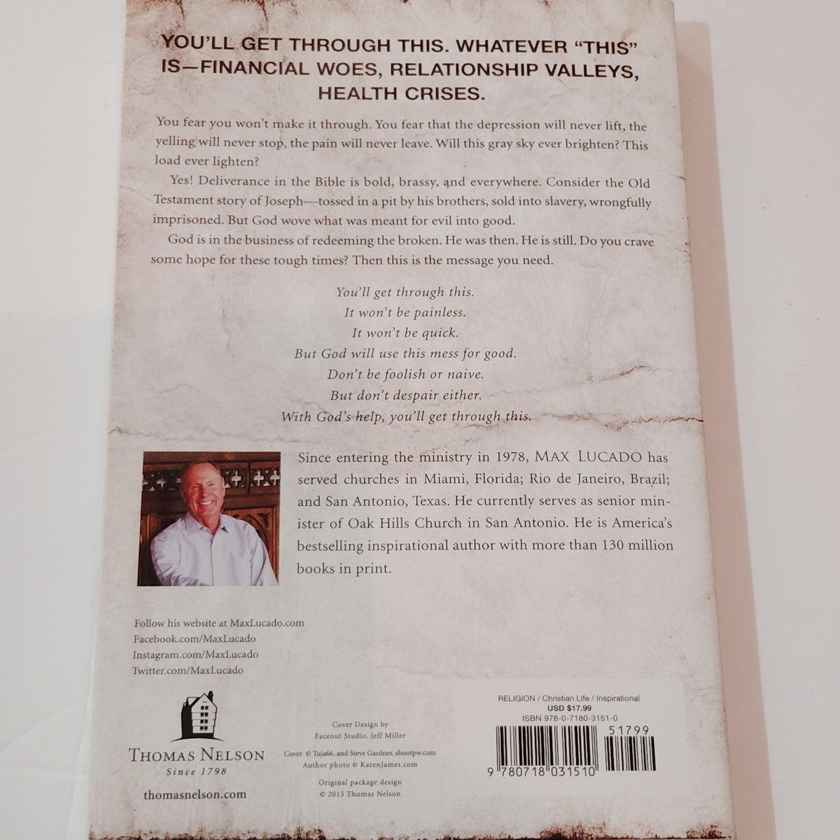 You'll Get Through This: Hope & Help for Your Turbulent Times - Max Lucado