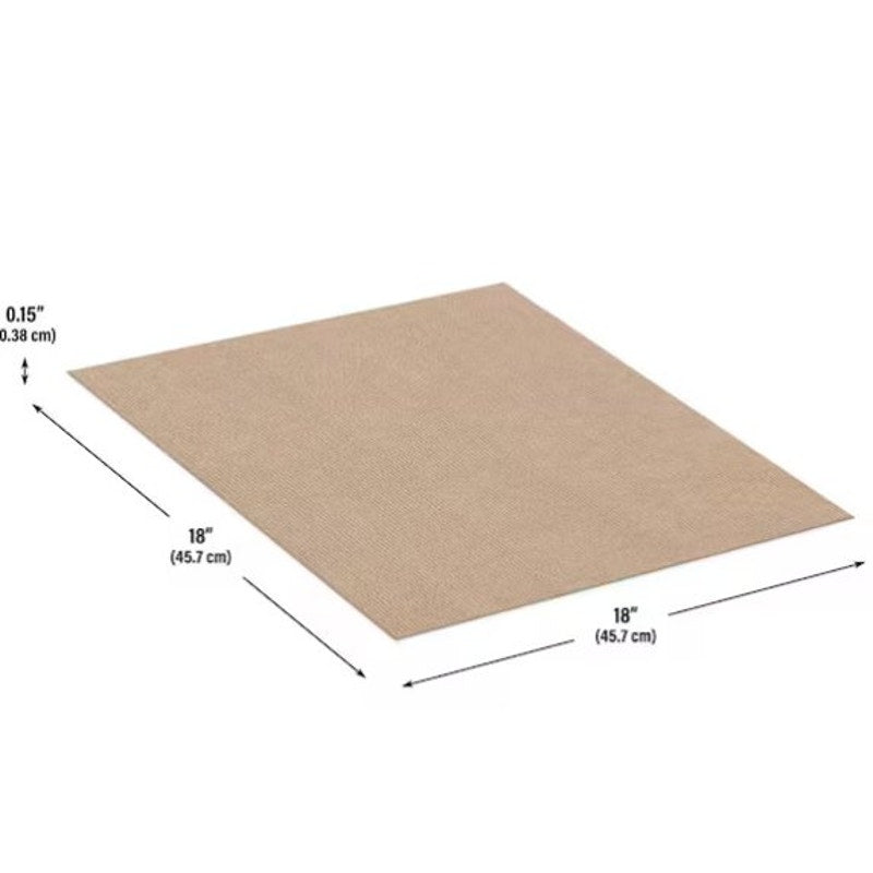 Asheville Rib Beige 18"x18" Peel & Stick Carpet Tile 27 sq ft Model 6067754200