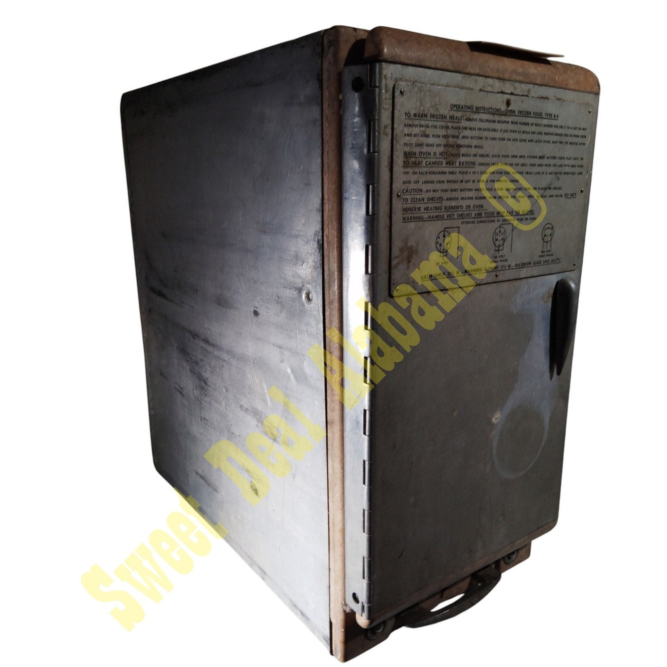 1960's Air Force Airplane Oven Assembly Box, Mansfield Aircrafts Products Co.