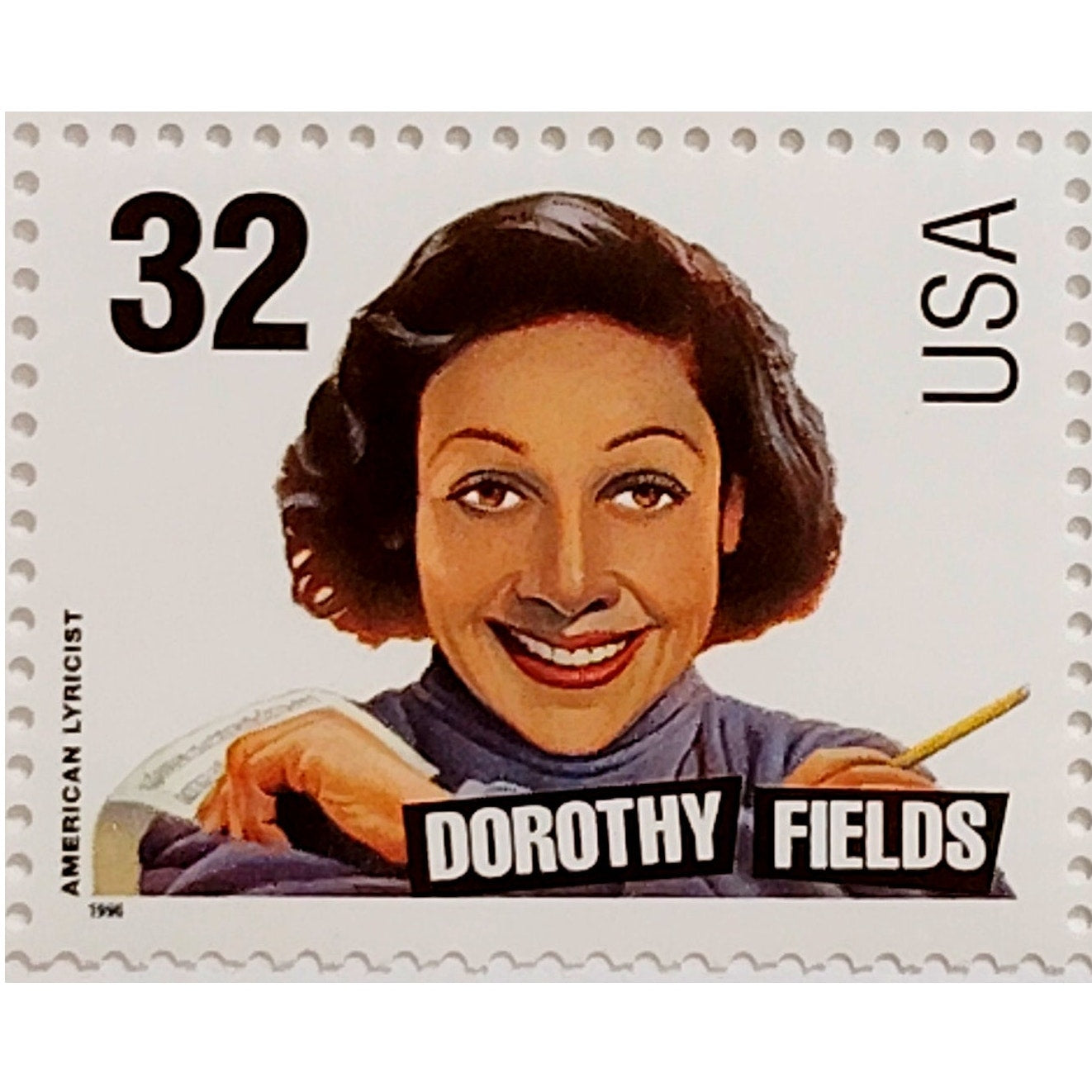 Block of 4 – 1996 USA 32¢ Songwriters MNH Scott 3101–3104