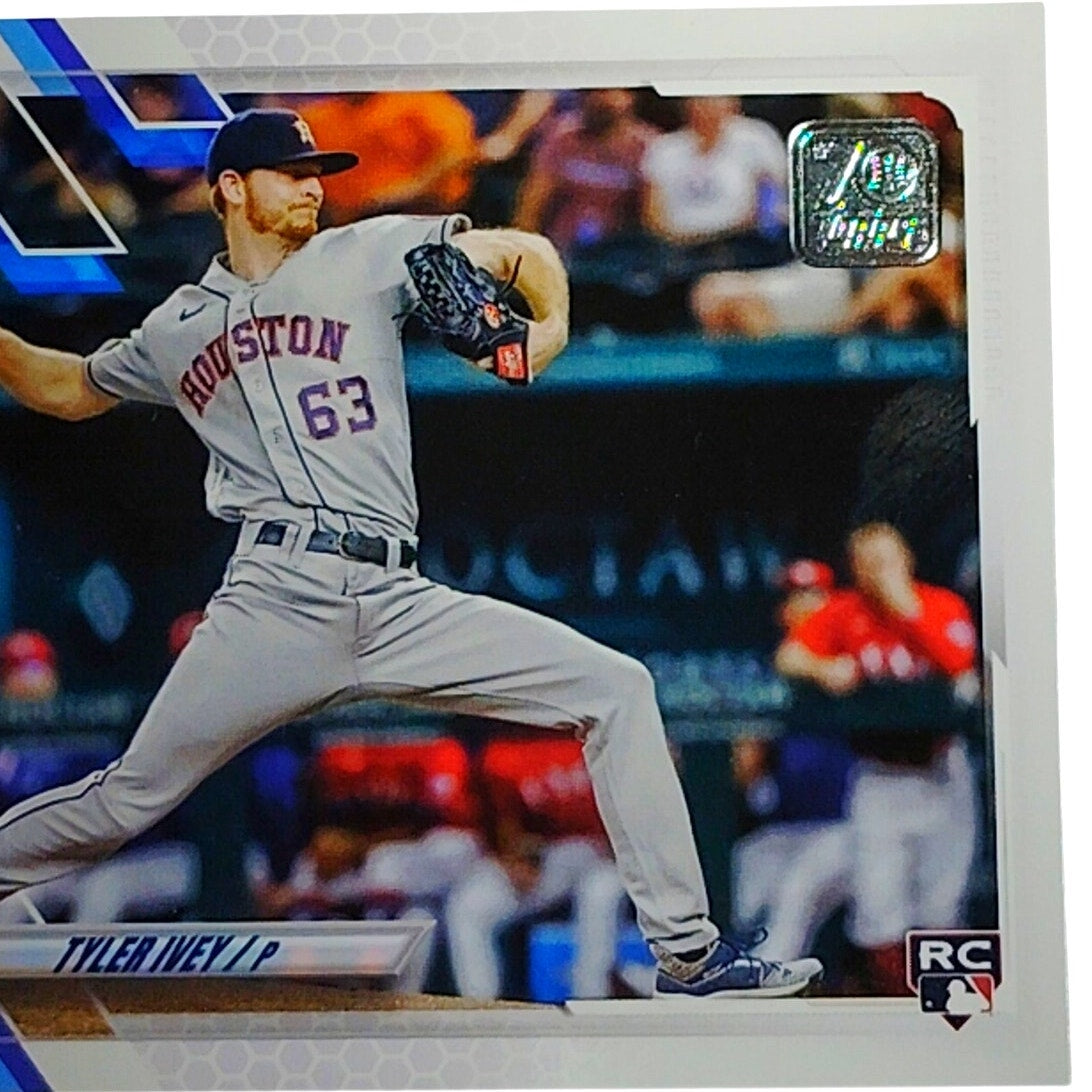 2021 Topps Update Series Tyler Ivey RC Houston Astros Pitcher Card #US274 VG/EX