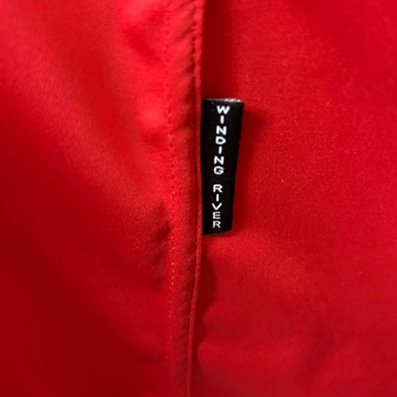 Winding River Reversible Hooded Jacket XL Red Gray Full Zip Coat Estate Find