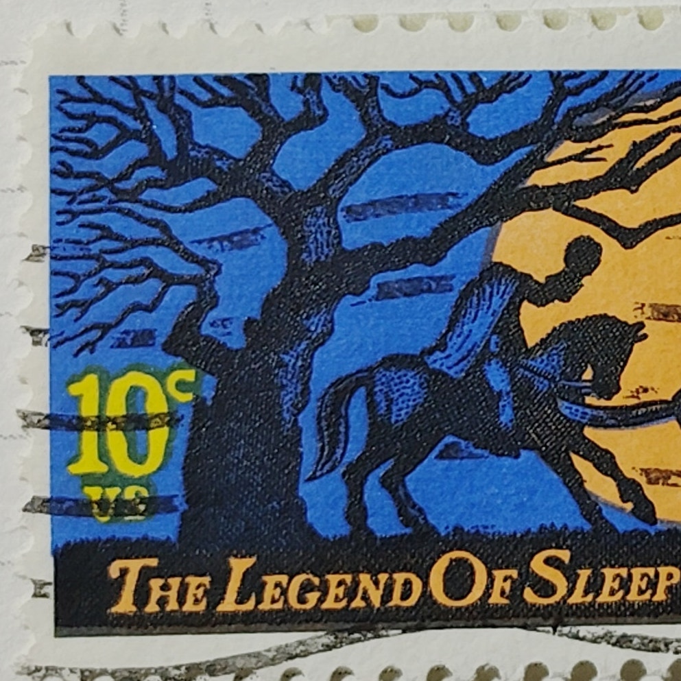 1974 Scott No. 1549 – 10¢ The Legend of Sleepy Hollow – Used – Folklore Series