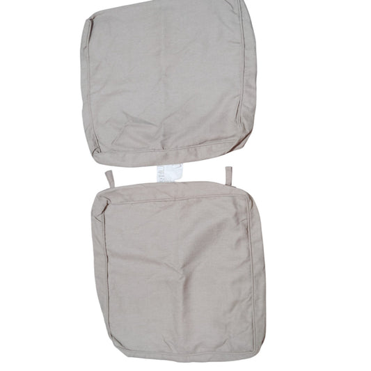 Outdoor Furniture Slipcover Set: Seat: 24"W×24"D & Back: 24.5"W×21"H Taupe Beige