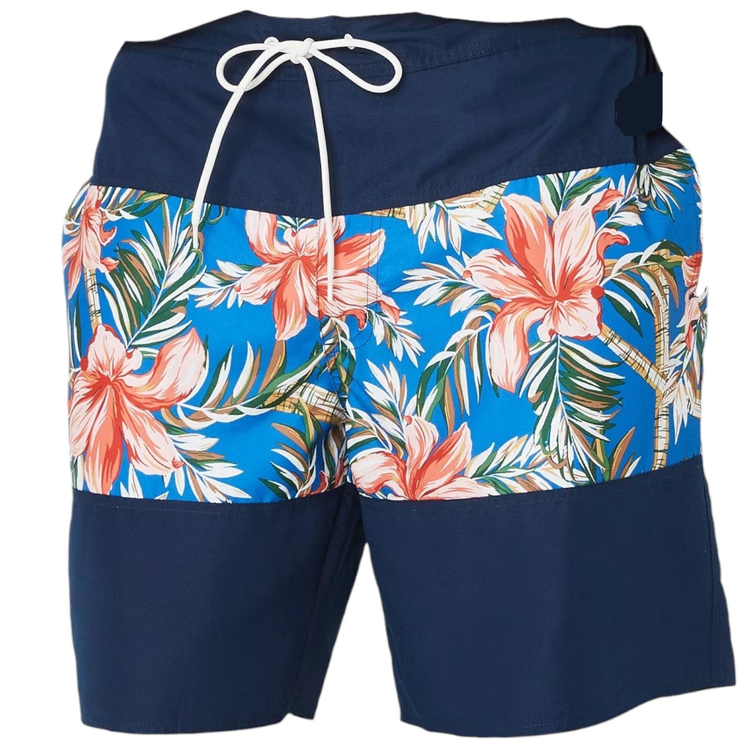 St. John's Bay Men's Swim Board Short With 9" Inseam, Signature Navy, Medium