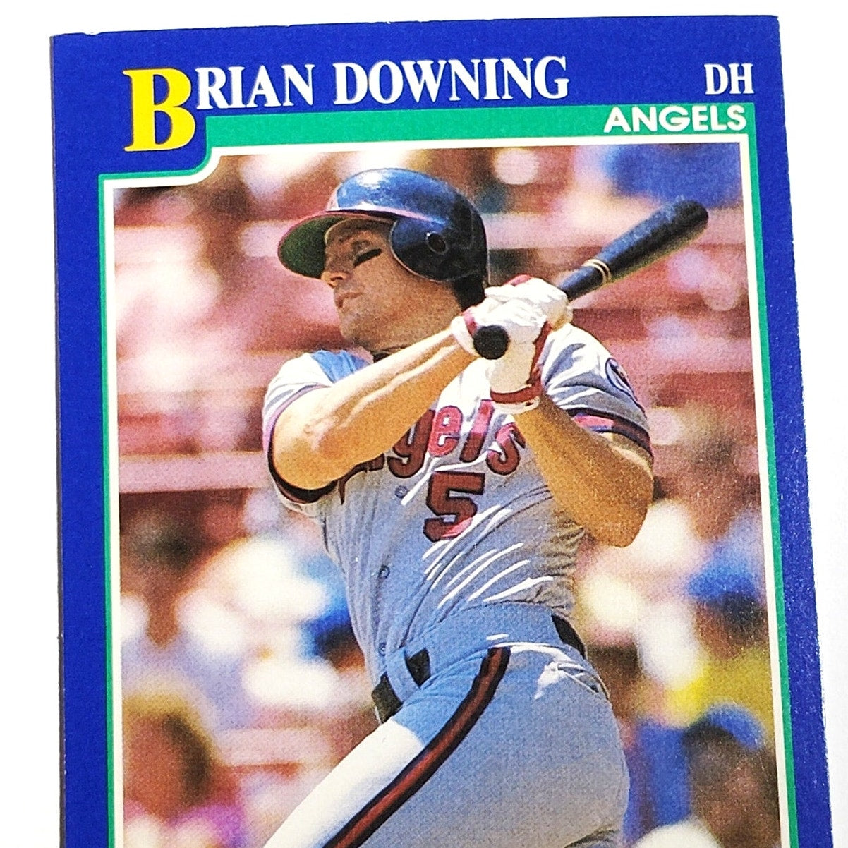 1991 Score Brian Downing #104 California Angels Left Fielder Baseball Card NM