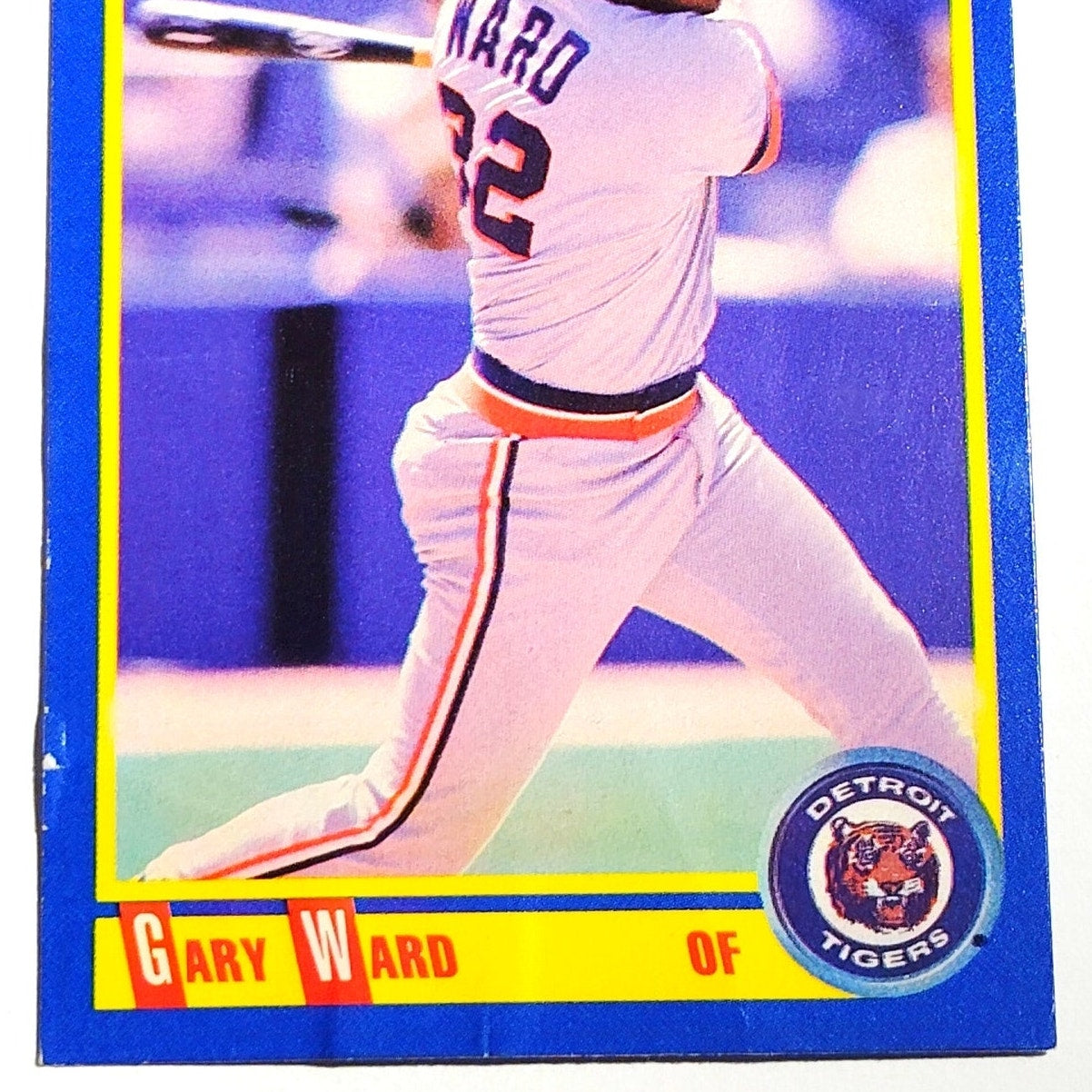 1990 Score Gary Ward #513 Detroit Tigers Outfielder MLB Baseball EX