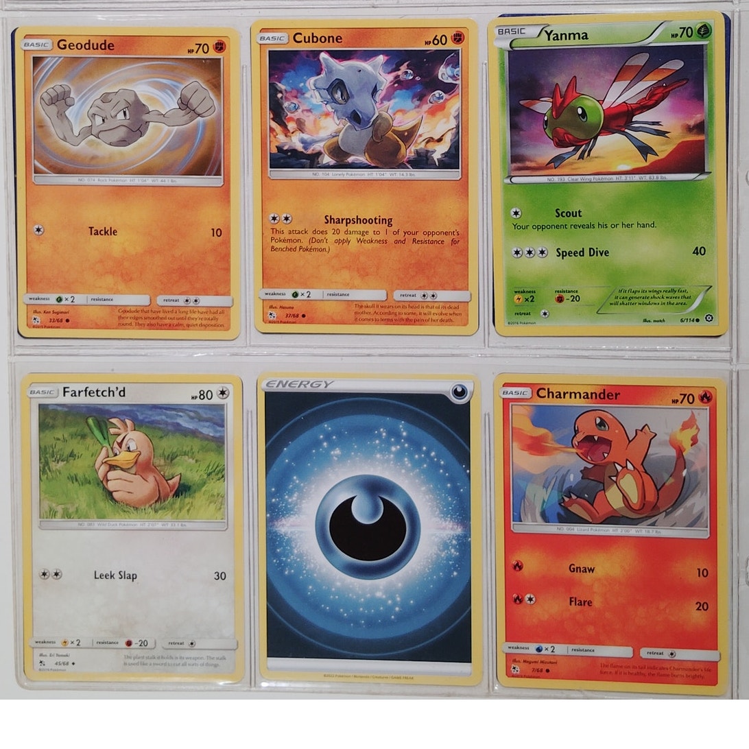 18 Random Pokémon Cards Pictured, Actual Photos Provided