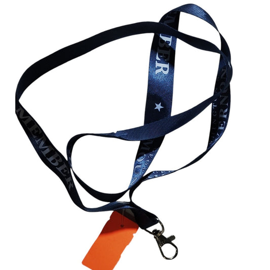George Washington Historic Estate Member’s Lanyard 17" w/ Badge Keyring Clip