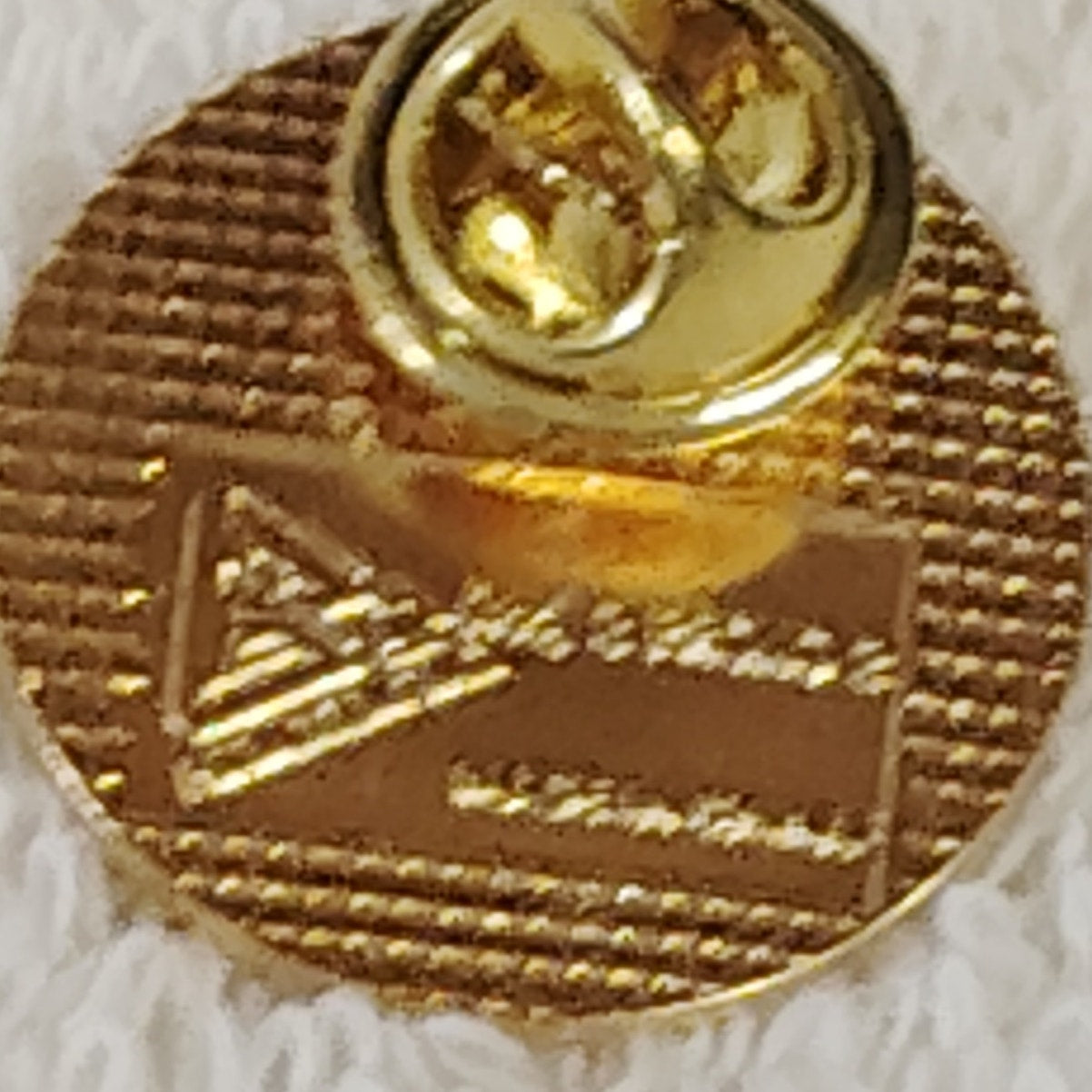 VTG Secret Society of Happy People Lapel Pin,  Enamel 7/8"D Smiling Faces