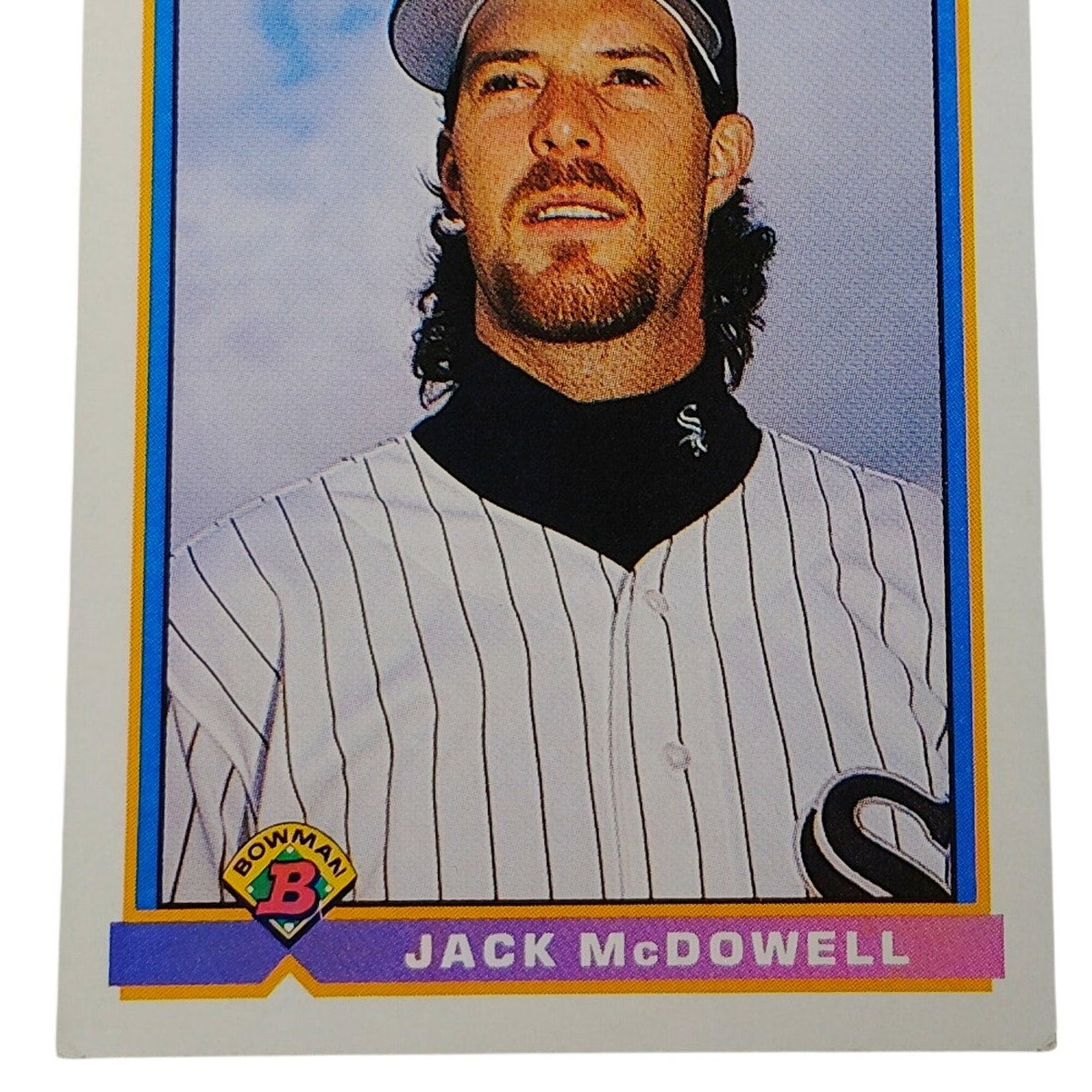 1991 Bowman Jack McDowell #352 Chicago White Sox Pitcher Black Jack Card NM