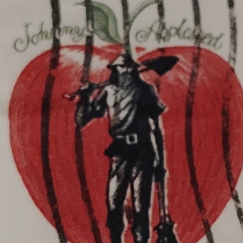 1966 Scott #1317 – 5¢ Johnny Appleseed / Prominent Americans Series – Canceled