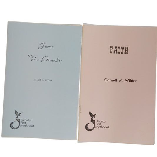2 Sermon Programs – Garnett M. Wilder, Ph.D. – First United Methodist Church, Decatur GA – 1980–1981