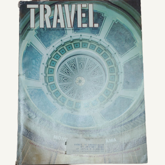 Travel Magazine January 1972 - The Magazine That Roams the Globe, Vintage Collectible