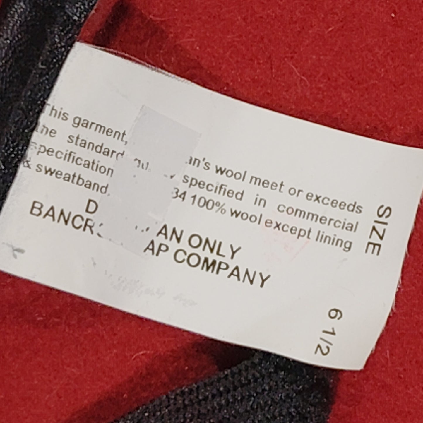 Vintage Bancroft Cap Company Red Wool Beret – Size 6-1/2