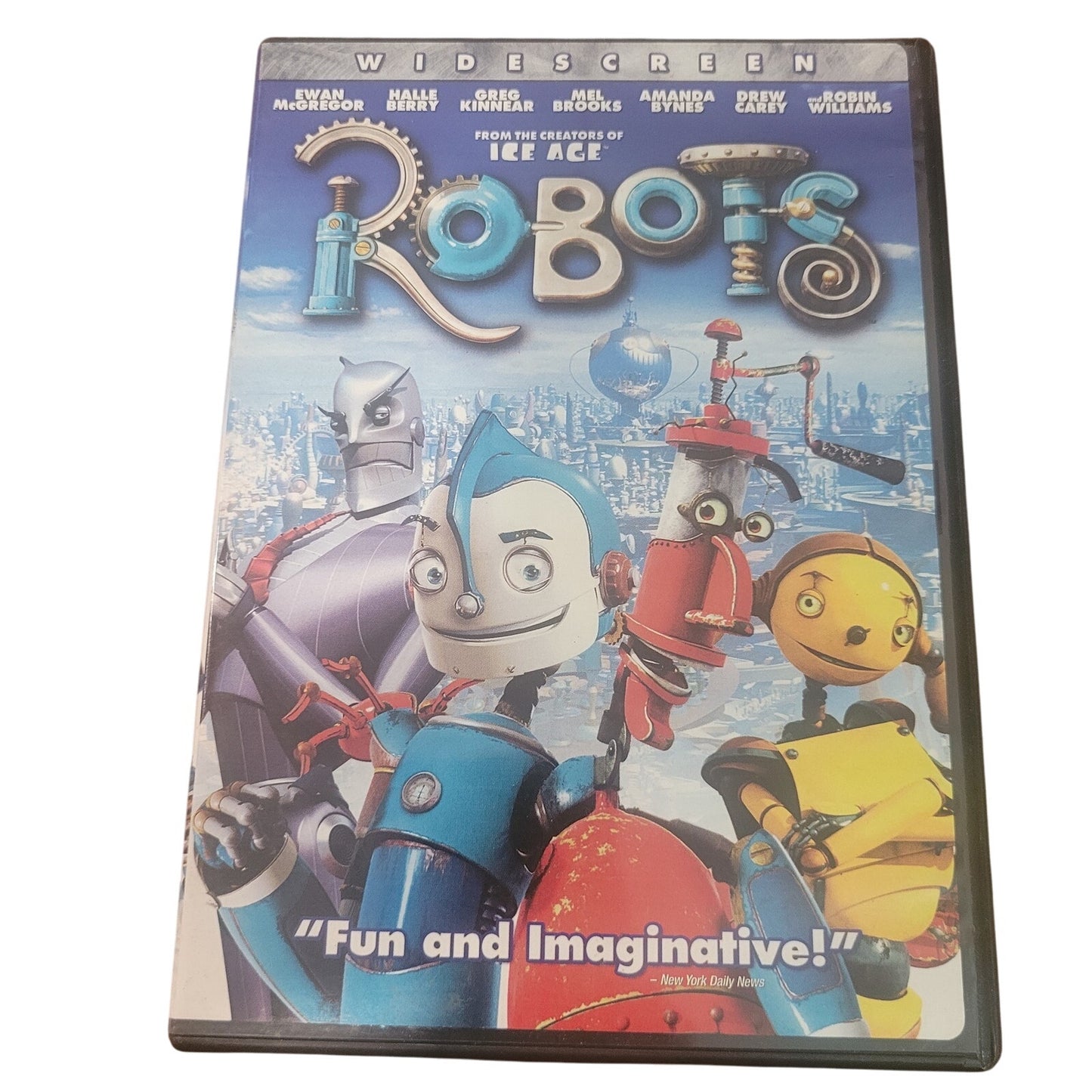 Robots DVD 2005 Widescreen Animated Family Comedy, Robin Williams, Ewan McGregor