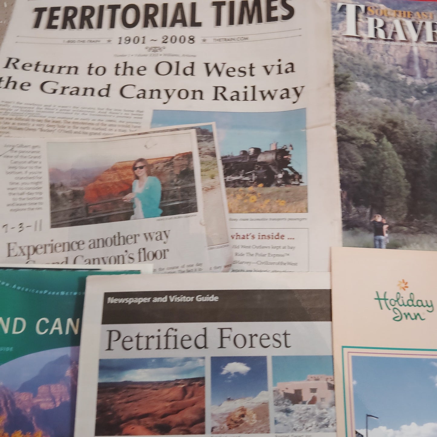 Vintage Grand Canyon AZ Tourist Brochures Ephemera Lot - Arizona Collectible