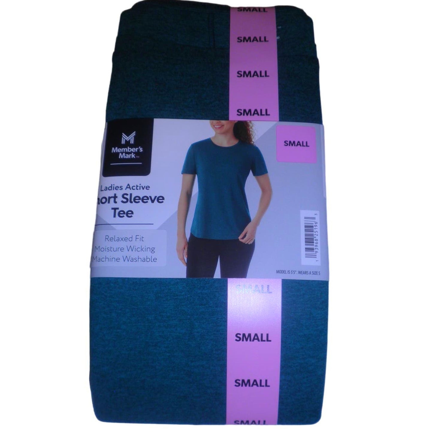 3-PK SM Relaxed Moisture Wicking Short Sleeve Active Tees, Black, Gray, Coral