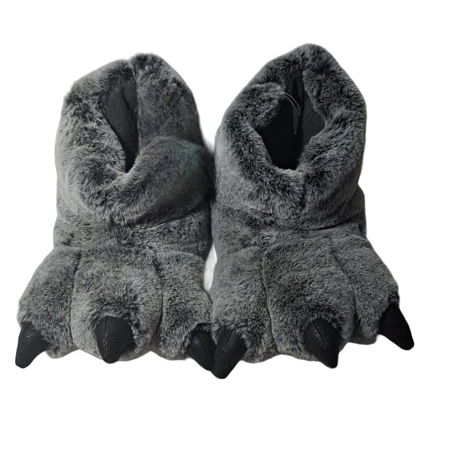 Boys' Ferdinand Dinosaur Claw Slippers - Cat & Jack Charcoal Gray XL (6) NWT