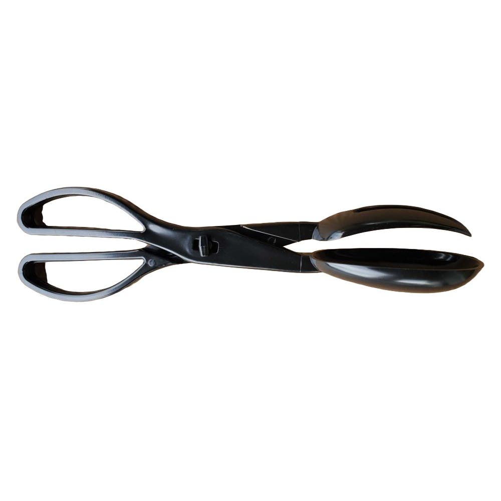 6-pack Black 11-1/2 in. Salad Scissor Tongs, CT3304 Partipak- Free Shipping