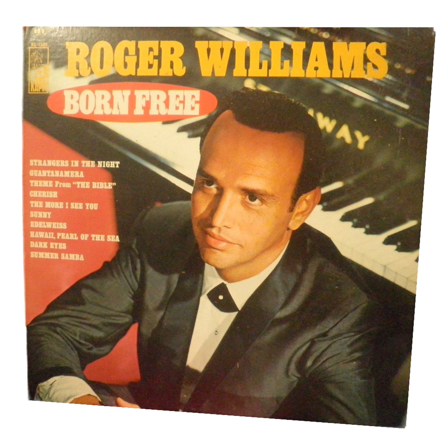 Roger Williams – Born Free, LP Album, 1966 KL-1501 Kapp Records + Free Shiprec