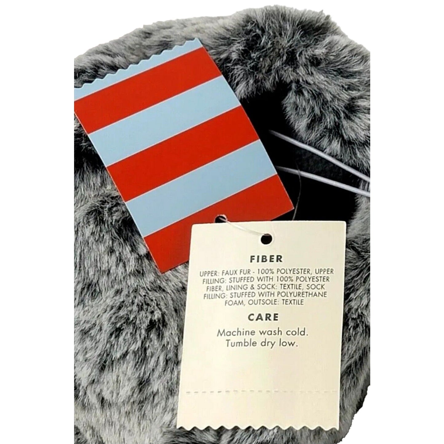 Boys' Ferdinand Dinosaur Claw Slippers - Cat & Jack Charcoal Gray LRG (4/5) NWT
