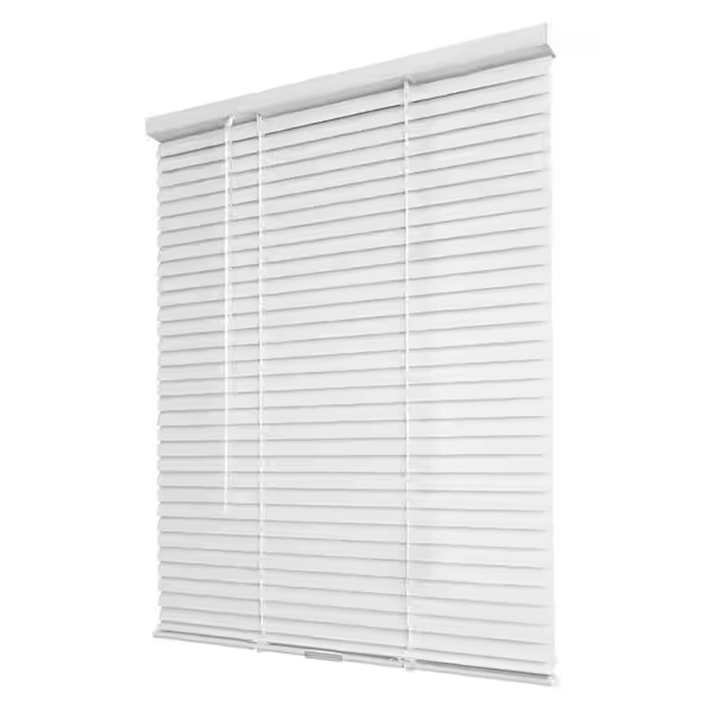 1 x 23"W x 72"L White Cordless Room Darkening 1" Window / Door Vinyl Mini Blind