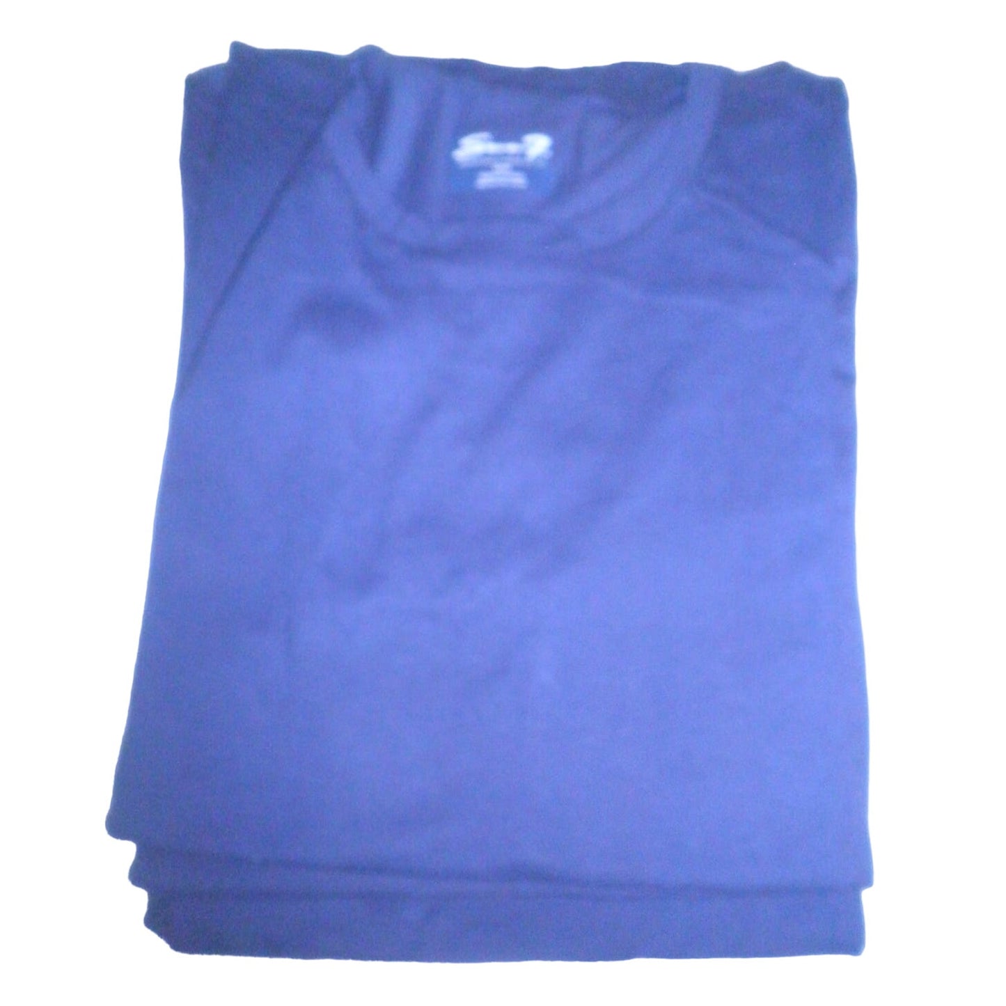 Seven7 Women's Small Cotton V-Neck Pocket Short Sleeve T-Shirt (Navy Blue)