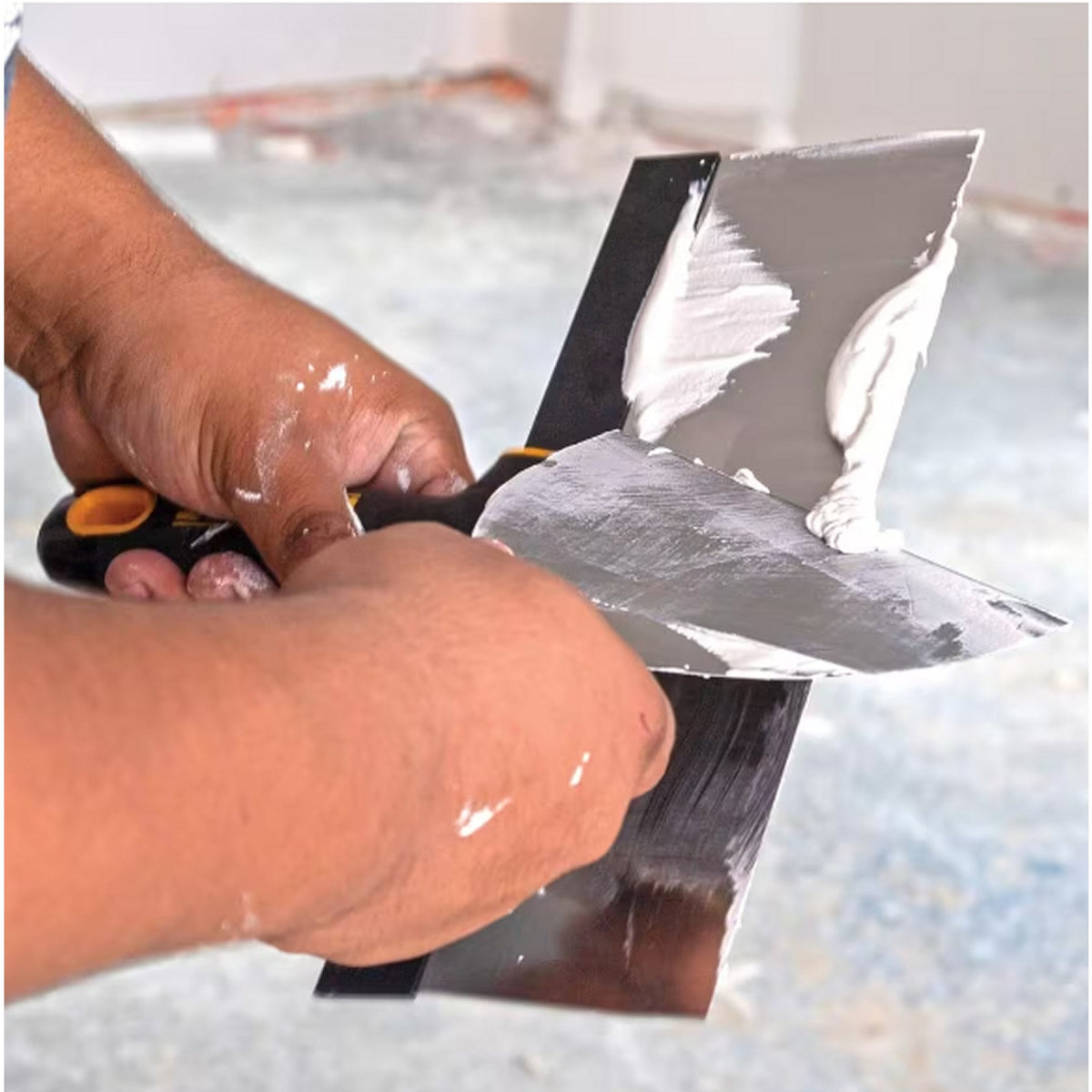 2 x DEWALT 6 in. Stainless Steel Hammer-End Joint Knives with Soft Grip Handles