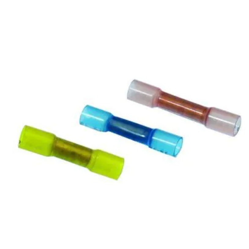 22-10 AWG, Heat Shrink, Butt Splice Assorted Kit - Red/Blue/Yellow (24-Pack)