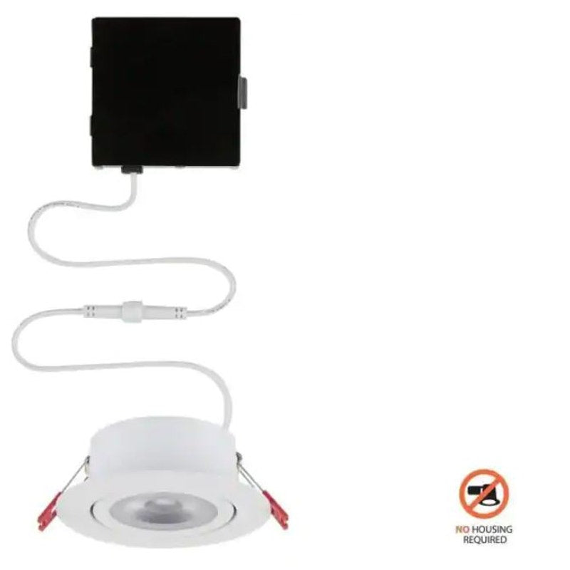Commercial Elec. Slim Spot 4" Recessed Integrated LED Kit Soft White