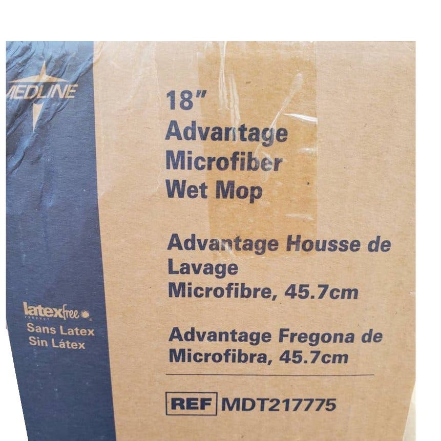 (2-Pack) 18" x 5" Micromax Select Microfiber Wet Mop, Green -FREE SHIPPING