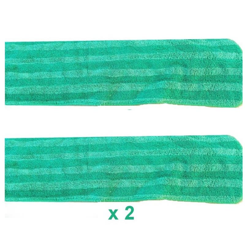 (2-Pack) 18" x 5" Micromax Select Microfiber Wet Mop, Green -FREE SHIPPING