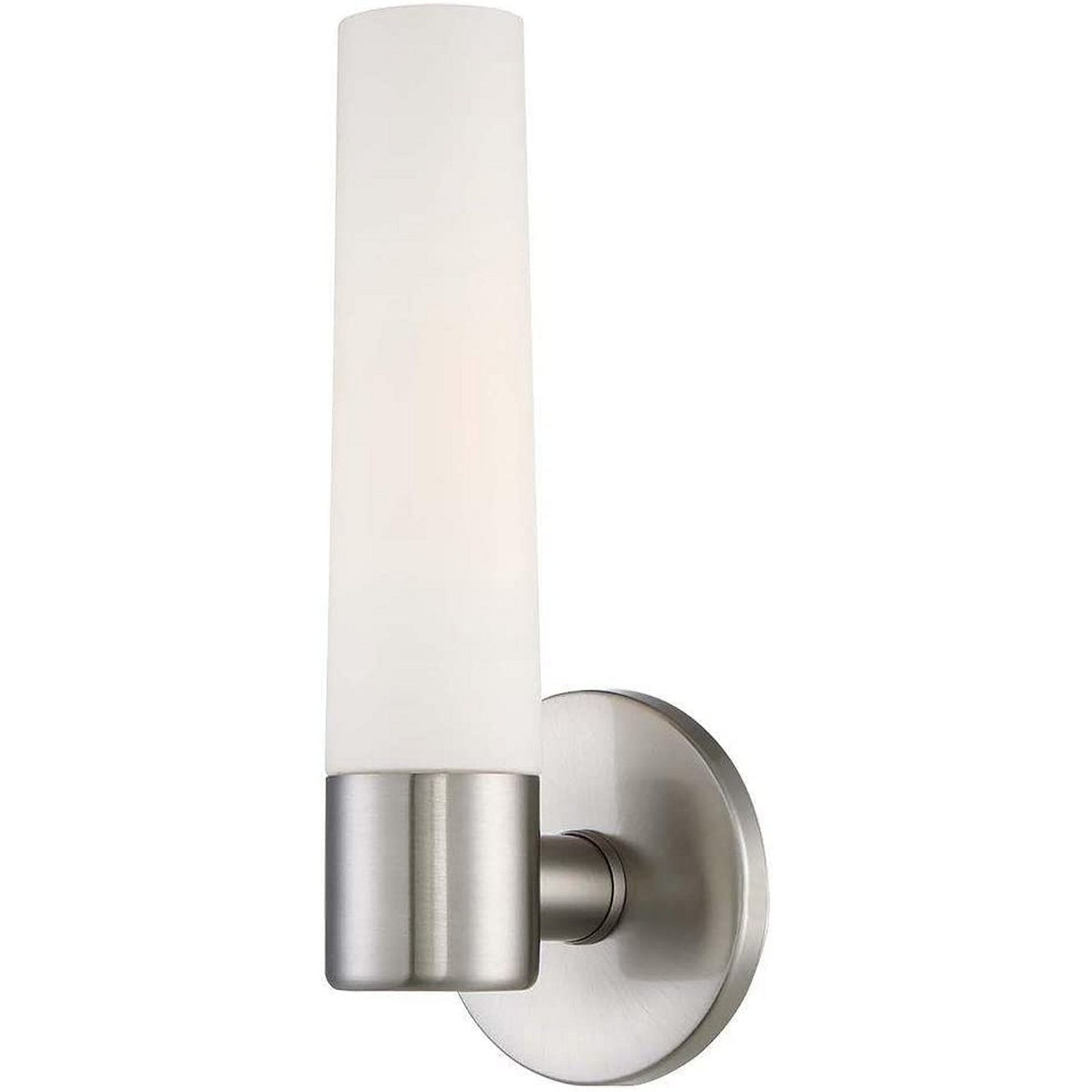 Good Lumens Indoor Lighting, 1-Light Fixture, 60W, Brushed Nickel Finish