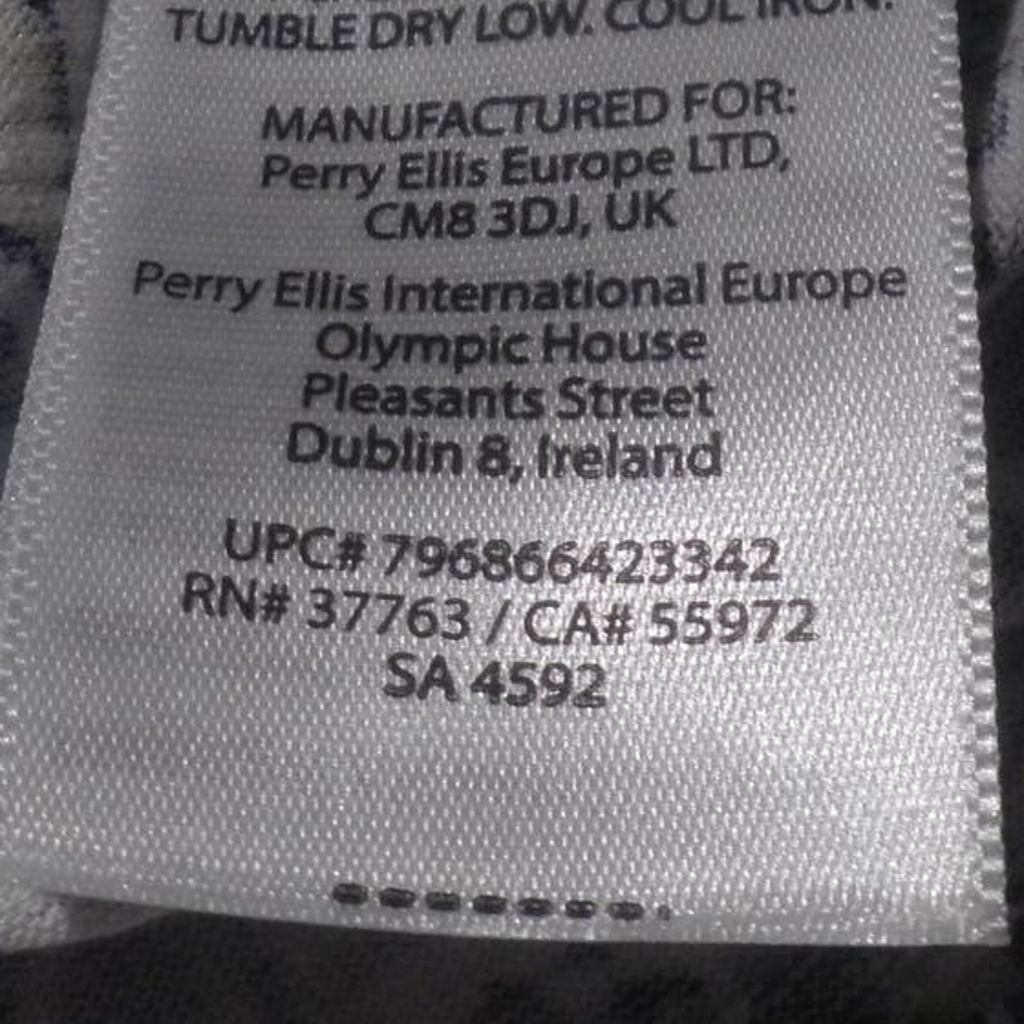 Perry Ellis, Rafaella Sportswear, V-Neck Paisley Blouse, Amparo Blue, Medium