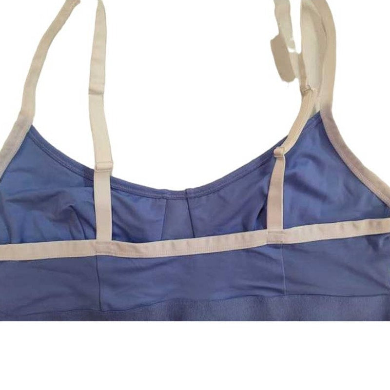 Women's Nylon Mesh Bralette - Colsie, Size Medium, Blue