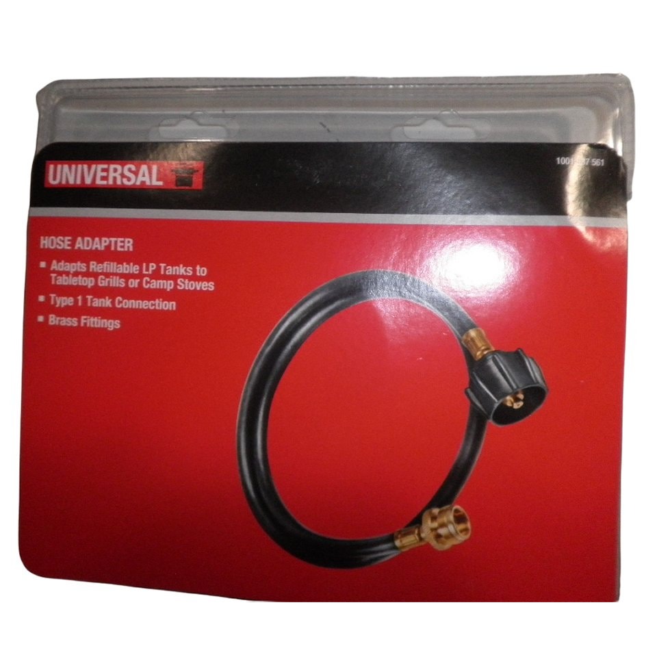 4 ft. Hose with Adaptor Model #711-0004 For 20# Tank to 1 lb. Gas Regulator