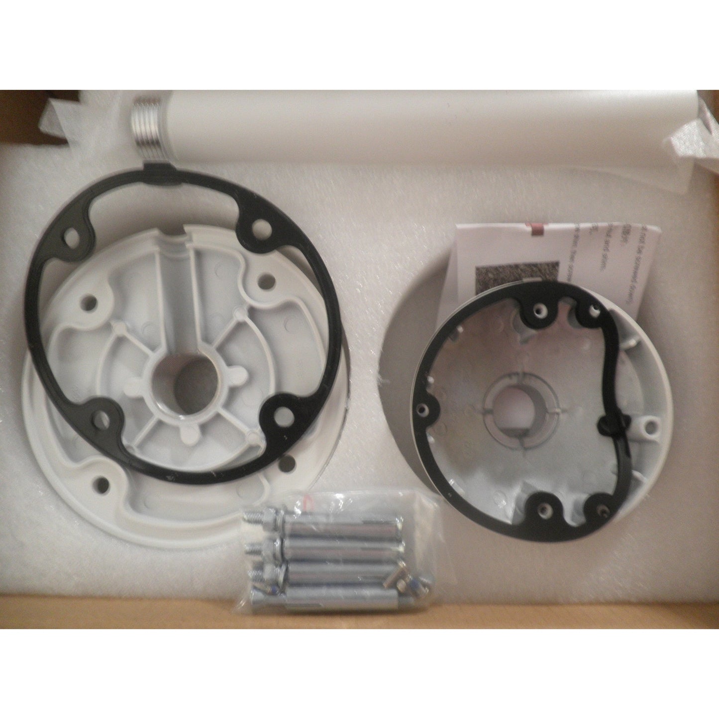Pendant Mount for Dome Cameras, Bracket, Model # VX-PM-OD, White